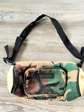 Remington Sherpa Lined Hand Warmer Muff Waist Fanny Bag Camouflage Hunting